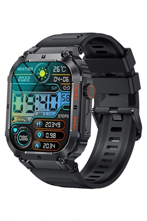 Ceas smartwatch Gravity GT1-1, Culoare: negru, IVET.RO - Reduceri de până la -80%