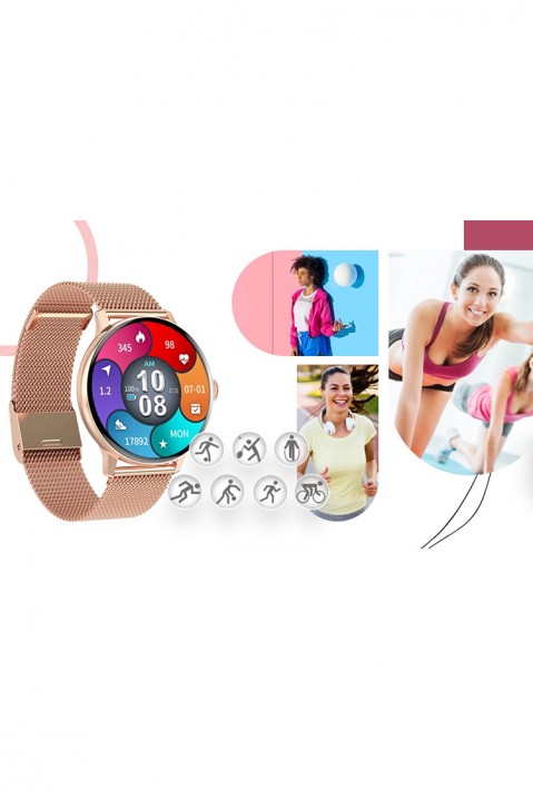 Ceas smartwatch Giewont Supernova SmartCall GW330-1, Culoare: multicolor, IVET.RO - Reduceri de până la -80%