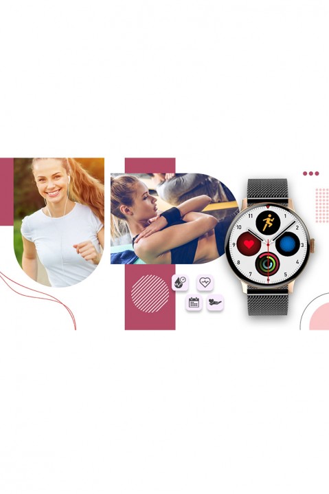 Ceas smartwatch Giewont Supernova SmartCall GW330-4, Culoare: multicolor, IVET.RO - Reduceri de până la -80%