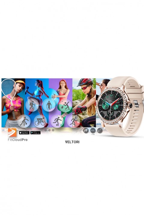 Ceas smartwatch Veltori VT320-1, Culoare: multicolor, IVET.RO - Reduceri de până la -80%