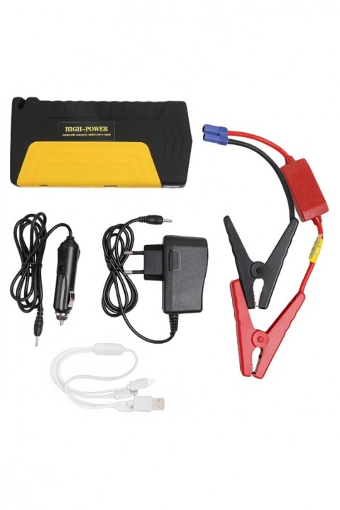 Set strater High Power Jump starter pentru mașină, Culoare: negru, IVET.RO - Reduceri de până la -80%