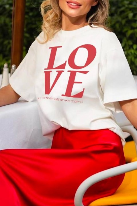 Tricou ZOMINZA WHITE, Culoare: alb, IVET.RO - Reduceri de până la -80%