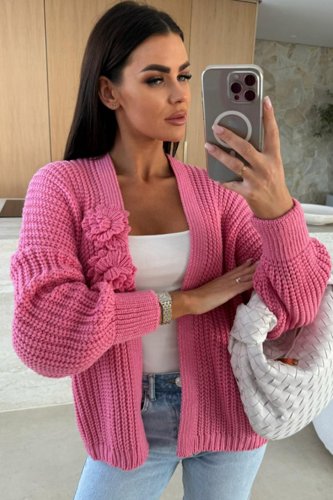 Cardigan DARMELZA PINK, Culoare: roz, IVET.RO - Reduceri de până la -80%