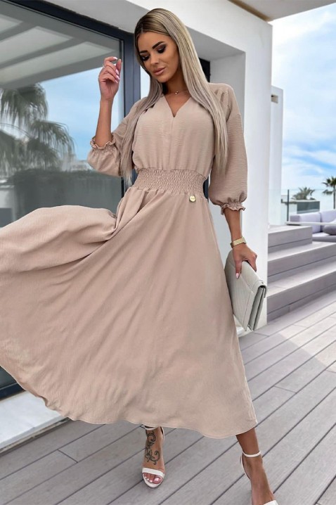 Rochie ZISTORGA BEIGE, Culoare: bej, IVET.RO - Reduceri de până la -80%