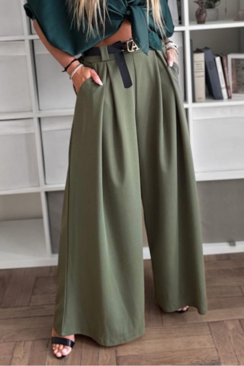 Pantaloni VERLINZA GREEN, Culoare: verde de măslină, IVET.RO - Reduceri de până la -80%