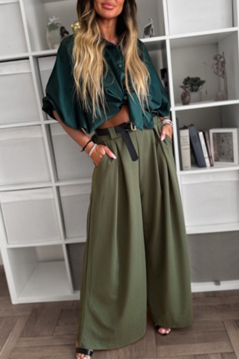 Pantaloni VERLINZA GREEN, Culoare: verde de măslină, IVET.RO - Reduceri de până la -80%