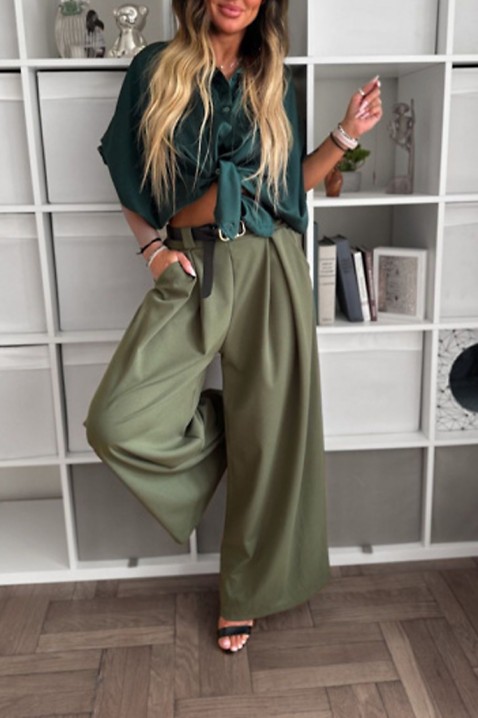 Pantaloni VERLINZA GREEN, Culoare: verde de măslină, IVET.RO - Reduceri de până la -80%