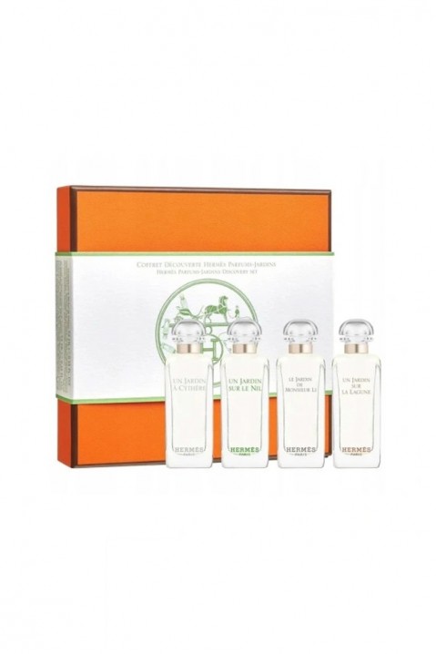 Set unisex Hermes Un Jardin Sur La Lagune EDT 7,5 ml + Un Jardin A Cythre EDT 7,5 ml + Un Jardin Sur Le Nil EDT 7,5 ml + Le Jardin Le Monsieur Li EDT 7,5 mlIVET.RO - Reduceri de până la -80%