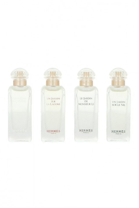 Set unisex Hermes Un Jardin Sur La Lagune EDT 7,5 ml + Un Jardin A Cythre EDT 7,5 ml + Un Jardin Sur Le Nil EDT 7,5 ml + Le Jardin Le Monsieur Li EDT 7,5 mlIVET.RO - Reduceri de până la -80%