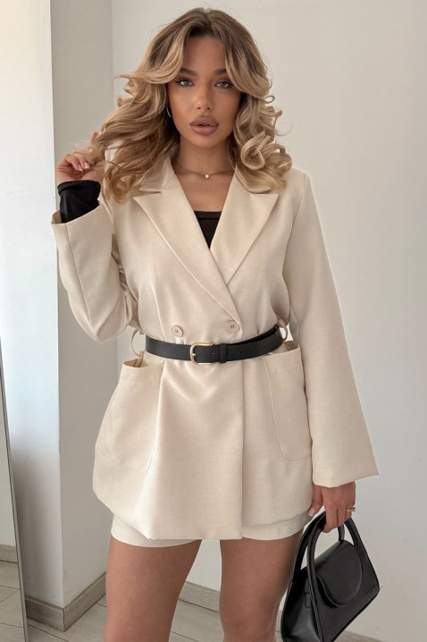 Sacou oversize VLEZONGA BEIGE, Culoare: bej, IVET.RO - Reduceri de până la -80%