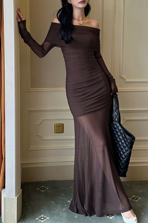 Rochie GERMOLZA BROWN, Culoare: maro, IVET.RO - Reduceri de până la -80%