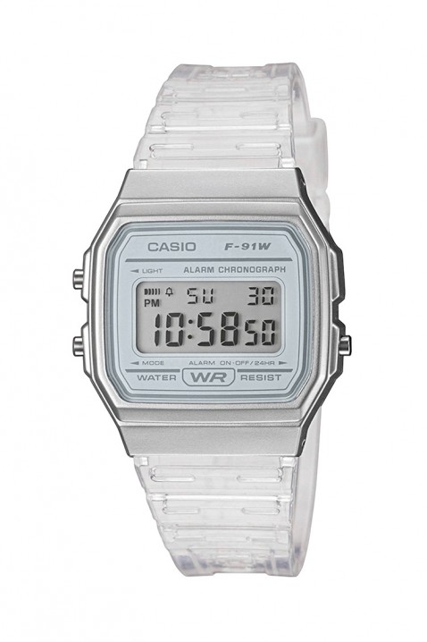 Ceas copii Casio F-91WS-7DF, Culoare: alb, IVET.RO - Reduceri de până la -80%