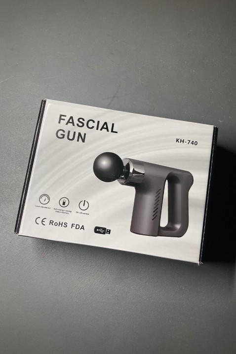 Aparat de masaj electric de tip pistol ZERMOLZA, Culoare: negru, IVET.RO - Reduceri de până la -80%