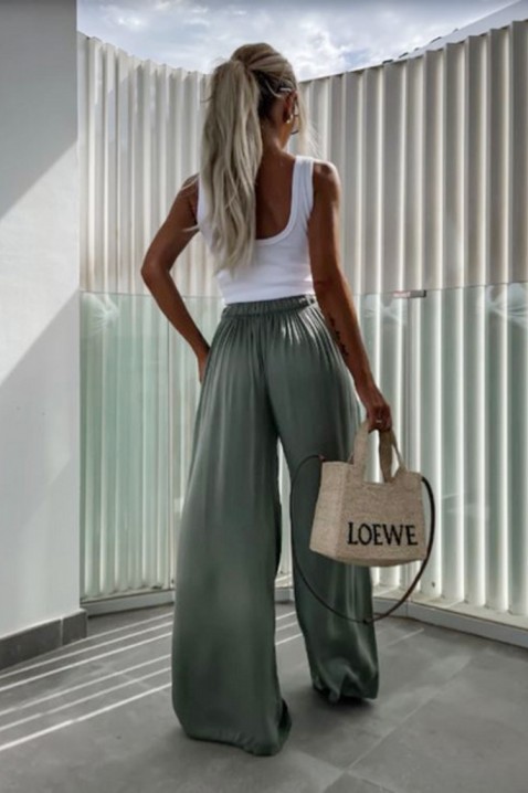 Pantaloni VELONKA GREEN, Culoare: verde, IVET.RO - Reduceri de până la -80%