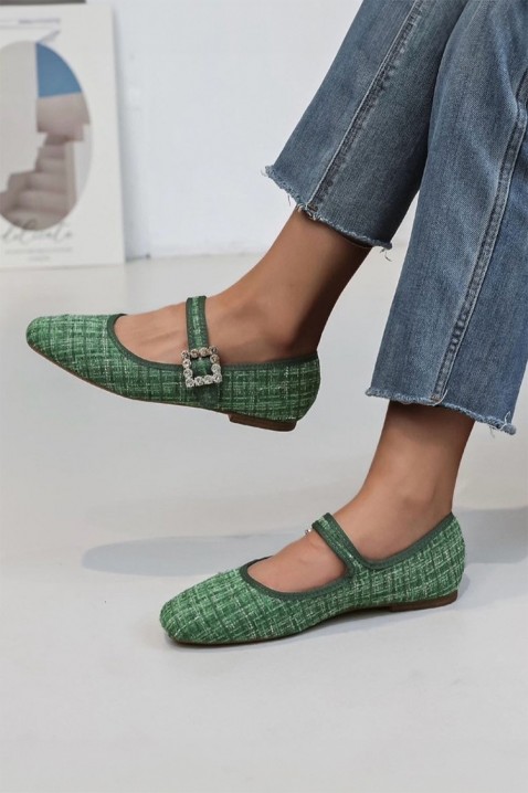 Pantofi damă ZANGELDA GREEN, Culoare: verde, IVET.RO - Reduceri de până la -80%