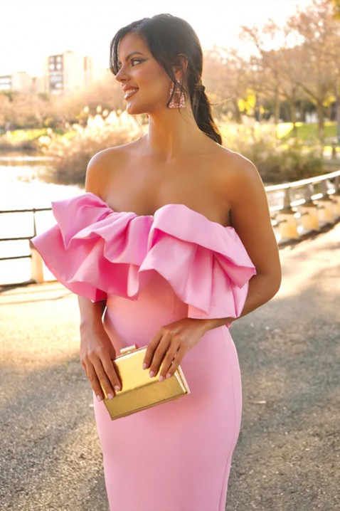 Rochie ALEXANDRELA PINK, Culoare: roz deschis   , IVET.RO - Reduceri de până la -80%