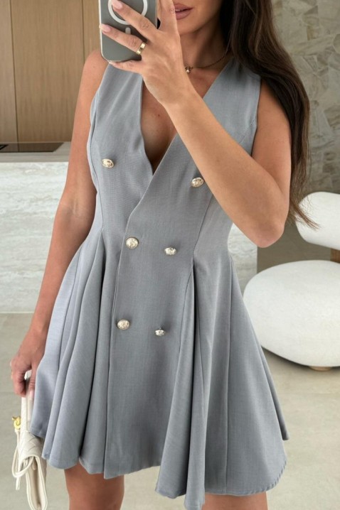 Rochie KLEMODA GREY, Culoare: gri, IVET.RO - Reduceri de până la -80%