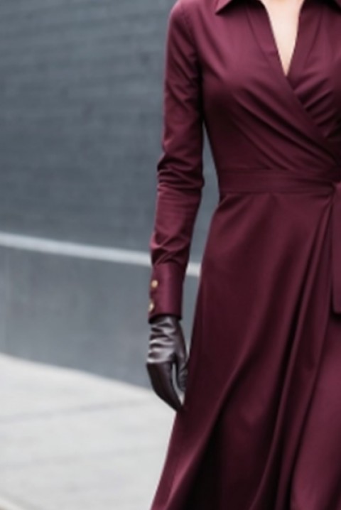 Rochie ESELMONA BORDO, Culoare: bordo, IVET.RO - Reduceri de până la -80%