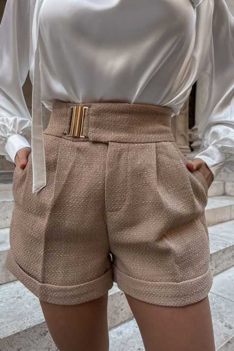 Pantaloni scurți GLEROLZA BEIGE, Culoare: bej, IVET.RO - Reduceri de până la -80%