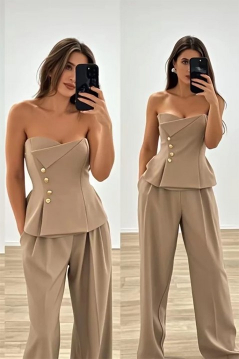 Top VERLONVA BEIGE, Culoare: bej, IVET.RO - Reduceri de până la -80%