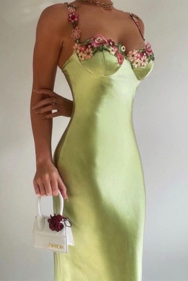 rochie DROEFOLA GREEN