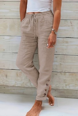 pantaloni PIODEMA BEIGE