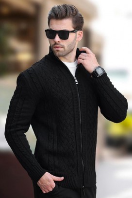 cardigan bărbați DELSOFO BLACK