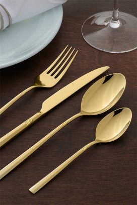 set de tacâmuri 24 piese DESLORDA GOLD