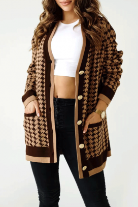 cardigan FROSIELDA BROWN