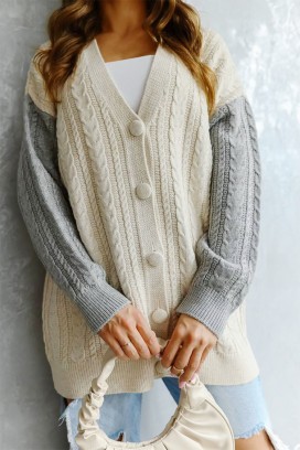 cardigan TEMOLFA GREY