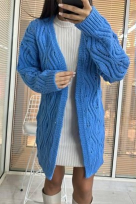 cardigan PARENZA BLUE