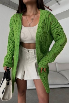 cardigan PARENZA GREEN