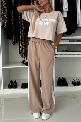 pantaloni NERFOIDA BEIGE