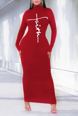 rochie CHEOLFA RED