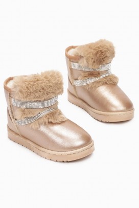 botine copii pentru fete MANSIDA BEIGE