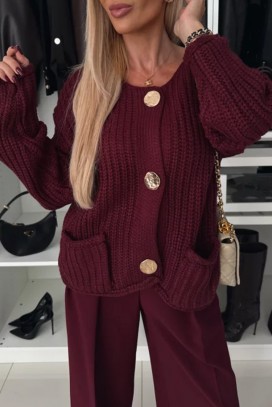 cardigan VENOLZA BORDO