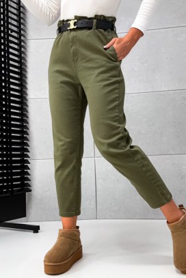 pantaloni MIRELIA GREEN