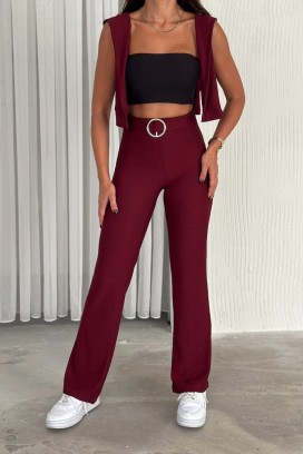 pantaloni MARVIENA RED