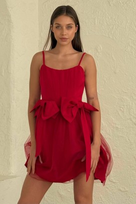 rochie GORLEFA RED