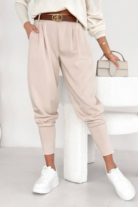 pantaloni RENZOLDA BEIGE