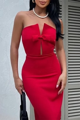 rochie BROSELGA RED