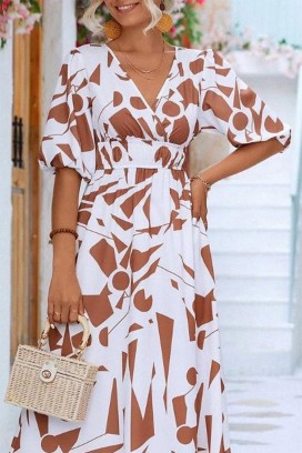 rochie SENDILMA CAMEL